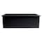 Alfi Brand Black Matte 30" x 18" Fireclay Undermount / Drop In Fireclay Kitchen Sink AB3018UD-BM - alternate 6